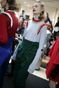 Backstage at Marni Fall 2016
