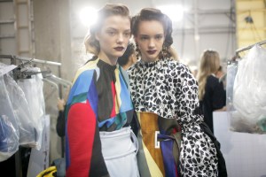 Backstage at Marni Fall 2016