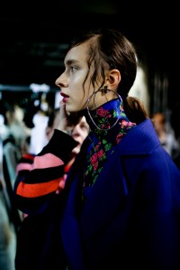 Backstage at MSGM Fall 2016