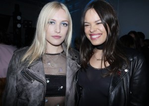 Carlotta Kohl and Atlanta de Cadenet Taylor at diesel after party