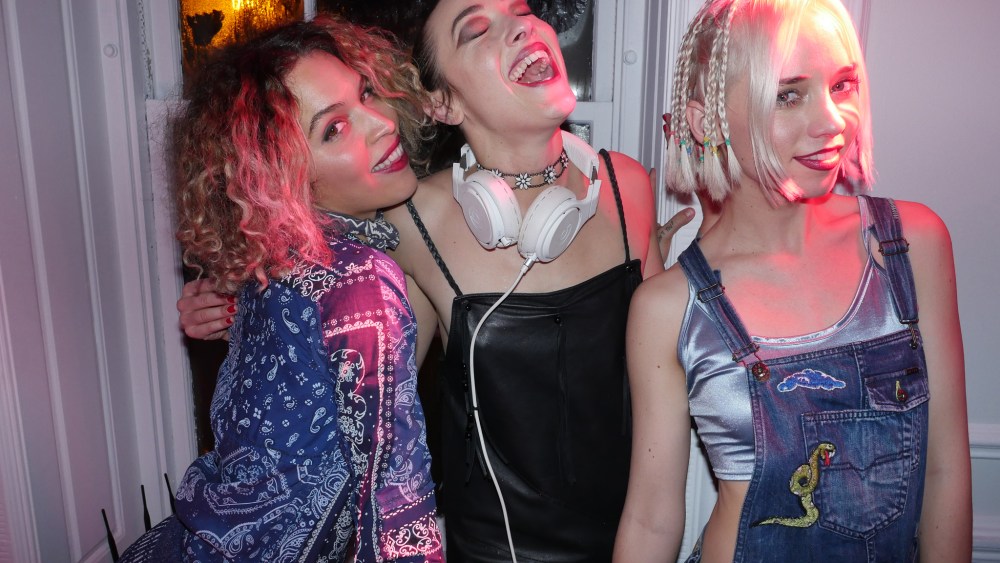 Cleo Wade, Mia Moretti and Margot at diesel after party