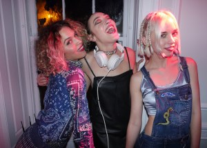 Cleo Wade, Mia Moretti and Margot at diesel after party