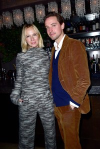 Misha Nonoo and Alexander Gilkes at Moncler Grenoble Dinner Party, Fall Winter 2016, New York Fashion Week, America - 13 Feb 2016