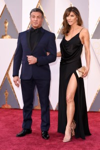 Sylvester Stallone and Jennifer Flavin 2016 oscars