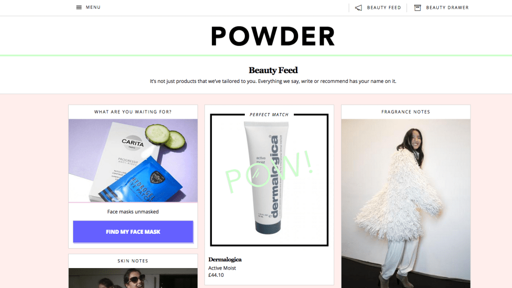 Powder website