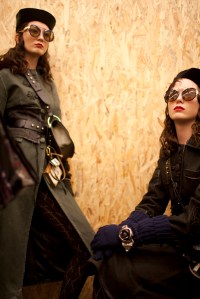 Backstage at Prada Fall 2016