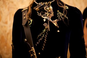 Backstage at Prada Fall 2016
