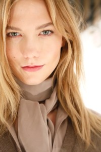 kARLIE klOSS Backstage at Ralph Lauren RTW Fall 2016