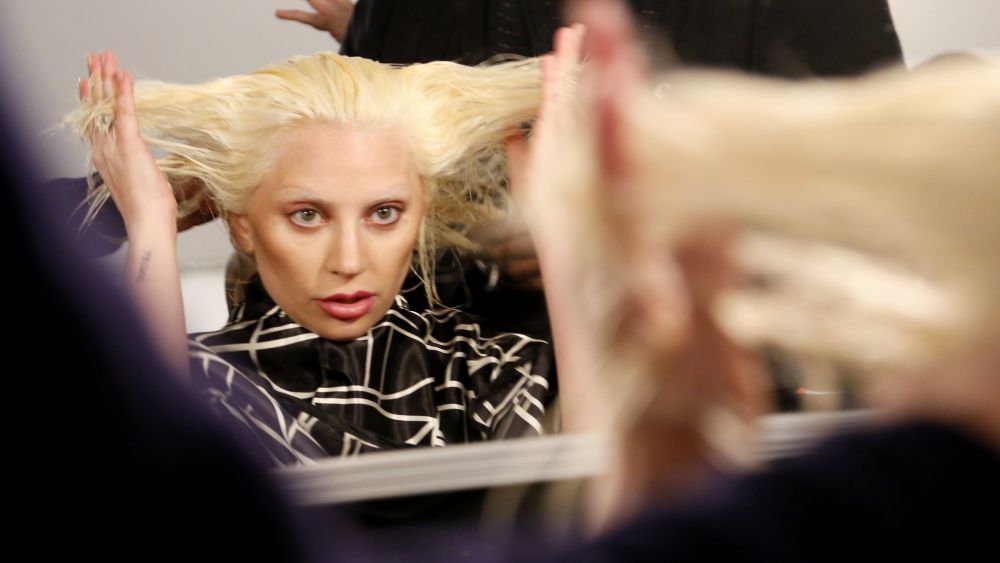 Lady Gaga at Marc Jacobs RTW Fall 2016
