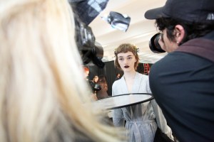 Backstage at Rodarte RTW Fall 2016
