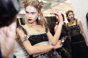 Backstage at Rodarte RTW Fall 2016