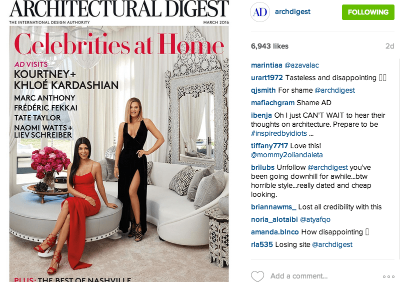 Kourtney and Khloé Kardashian's Architectural Digest Cover Didn't Please Anna Wintour