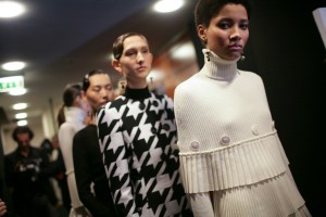 Backstage at Salvatore Ferragamo Fall 2016