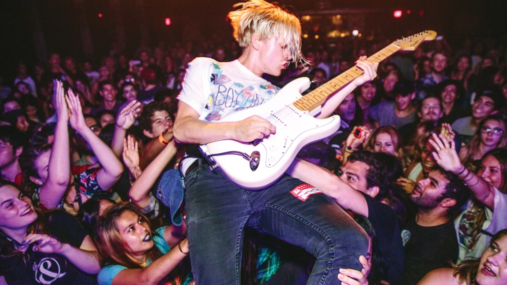 Max Becker performing at the Teragram Ballroom in September 2015