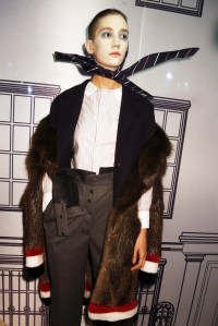 Backstage at Thom Browne RTW Fall 2016