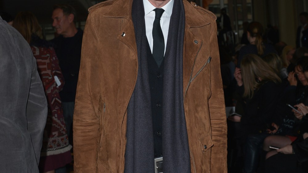 Ken Downing at Tory Burch show, Front Row, Fall Winter 2016, New York Fashion Week, America - 16 Feb 2016