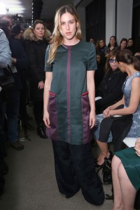 Scout Larue Willis Front Row at Zac Posen RTW Fall 2016