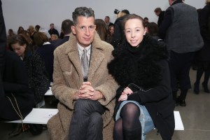 Stefano Tonchi and Rickie De Sol Front Row at Zac Posen RTW Fall 2016