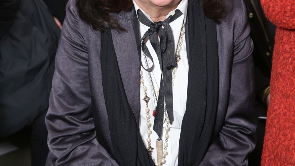 Fern Mallis Front Row at Zac Posen RTW Fall 2016