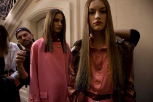 Backstage at Alexis Mabille RTW Fall 2016