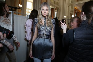Backstage at Balmain RTW Fall 2016