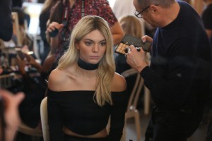Backstage at Balmain RTW Fall 2016