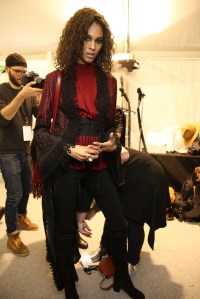 Backstage at Elie Saab RTW Fall 2016