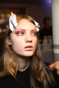Backstage at Emanuel Ungaro RTW Fall 2016