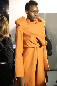 Backstage at Rick Owens RTW Fall 2016