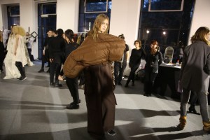 Backstage at Rick Owens RTW Fall 2016