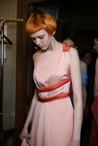 Backstage at Vionnet RTW Fall 2016