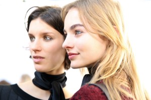 Backstage at Chloé RTW Fall 2016