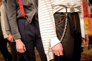 Backstage at the Gosha Fall 2016 show