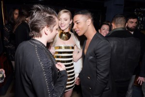 Matt Bellamy Elle Evans Olivier Rousteing Balmain After Party Paris Fashion Week