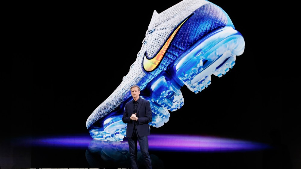 Nike Inc. president and ceo Mark Parker at the Nike Innovation for EveryBody event.