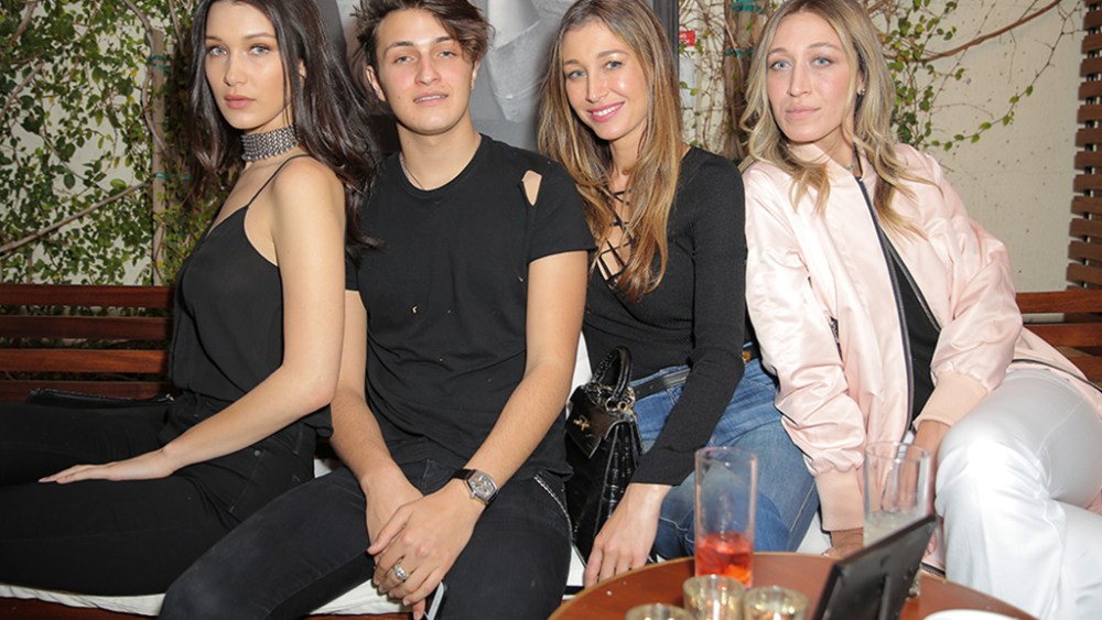 Bella, Anwar, Marielle and Alana Hadid Joe's Jeans x Bella Hadid Campaign Launch