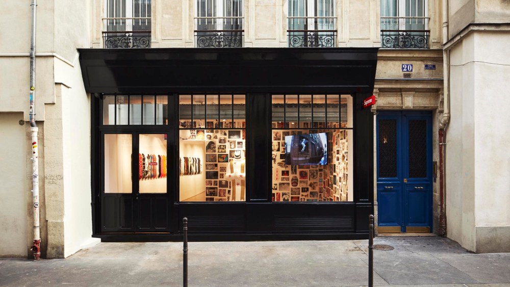 The Supreme store in Paris.