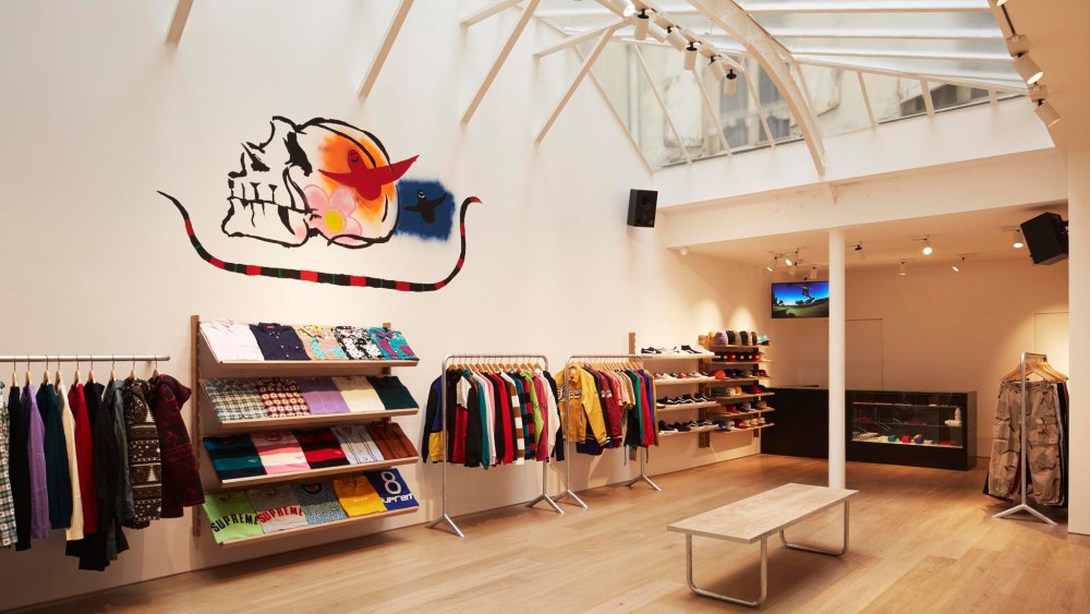 The Supreme store in Paris.