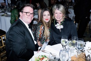 Nathan Lane, Drew Barrymore and Martha Stewart