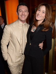 Luke Evans Carla Bruni