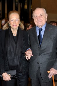 Doris Brynner and Pierre Bergé