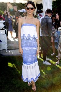 Emily Ratajkowski Celebrity Statement Shoes Spring 2016