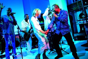 Kool and the Gang performing.
