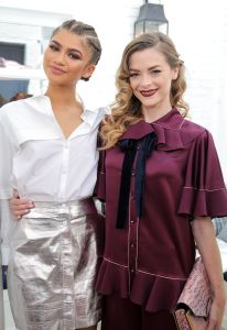 Zendaya and Jaime King at the Glamour's Game Changers Lunch