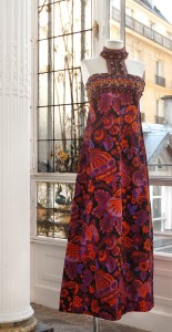 A YSL gown from the spring-summer 1967 couture collection Helene Rochas
