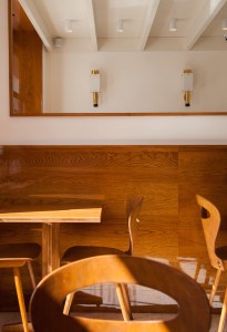 Inside Holiday Café in Paris