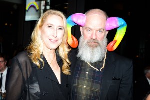 Lisa Phillips and Michael Stipe DKNY x New Museum Spring Gala