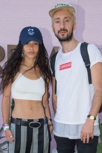 Zoe Kravitz and Jimmy Giannopoulos Coachella 2016 Revolve's Desert House