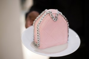 A Nest bag dessert cake at Neiman Marcus.