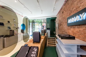 The Away travel concept store in Manhattan.